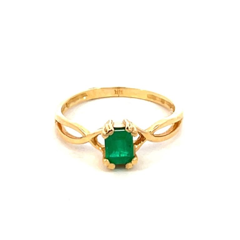 ANILLO SOLITARIO ESM 0,7 PTS OA