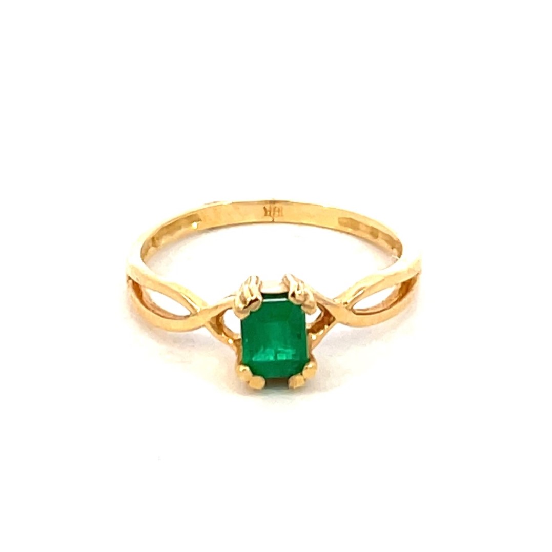 ANILLO SOLITARIO ESM 0,7 PTS OA