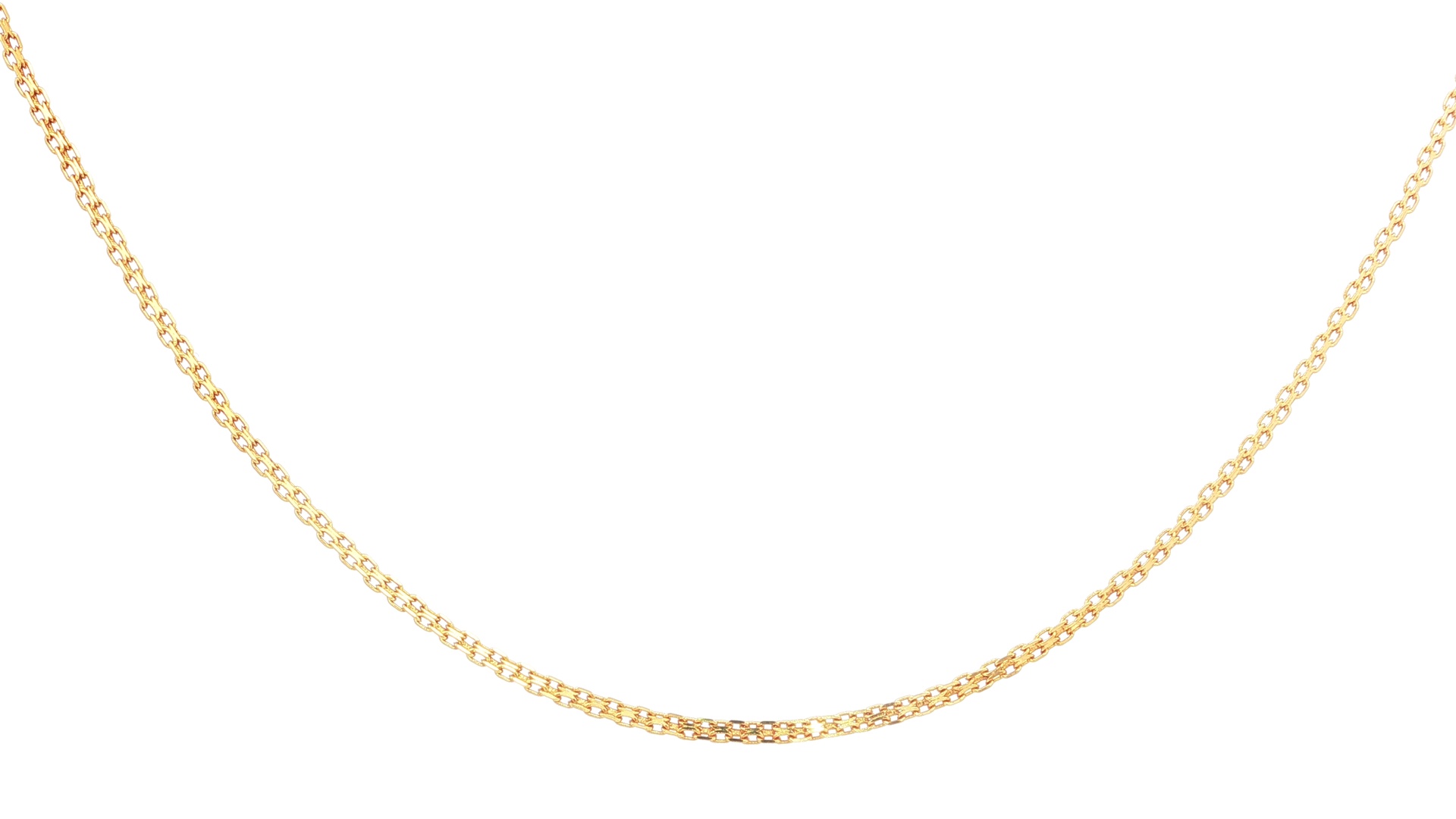 CADENA TEJIDO BISMARK ORO AMARILLO