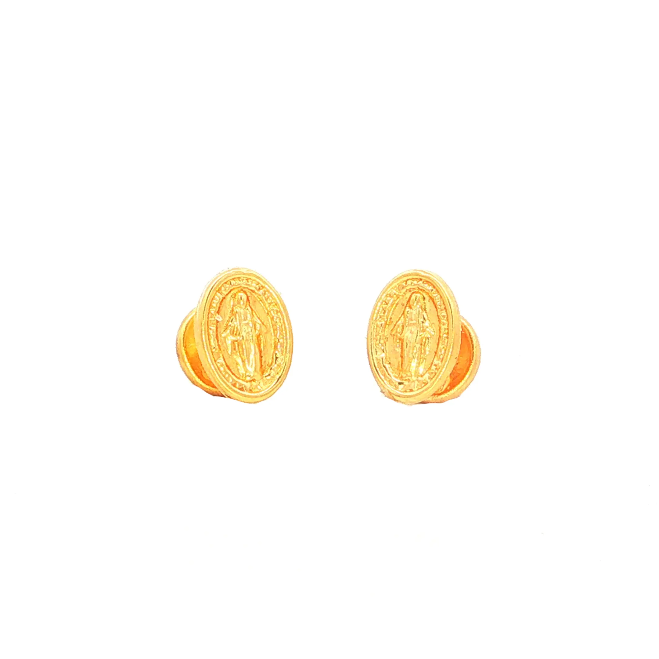 TOPOS VIRGEN MILAGROSA ORO AMARILLO