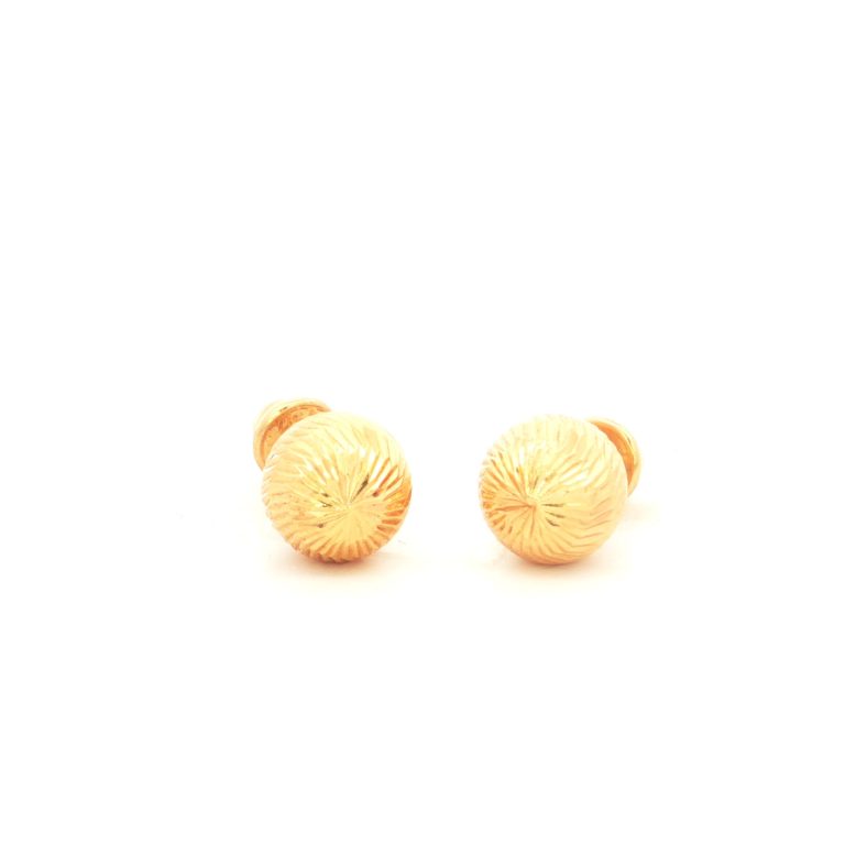 TOPOS BOLA DIAMANTADA NUMERO 8 ORO AMARILLO
