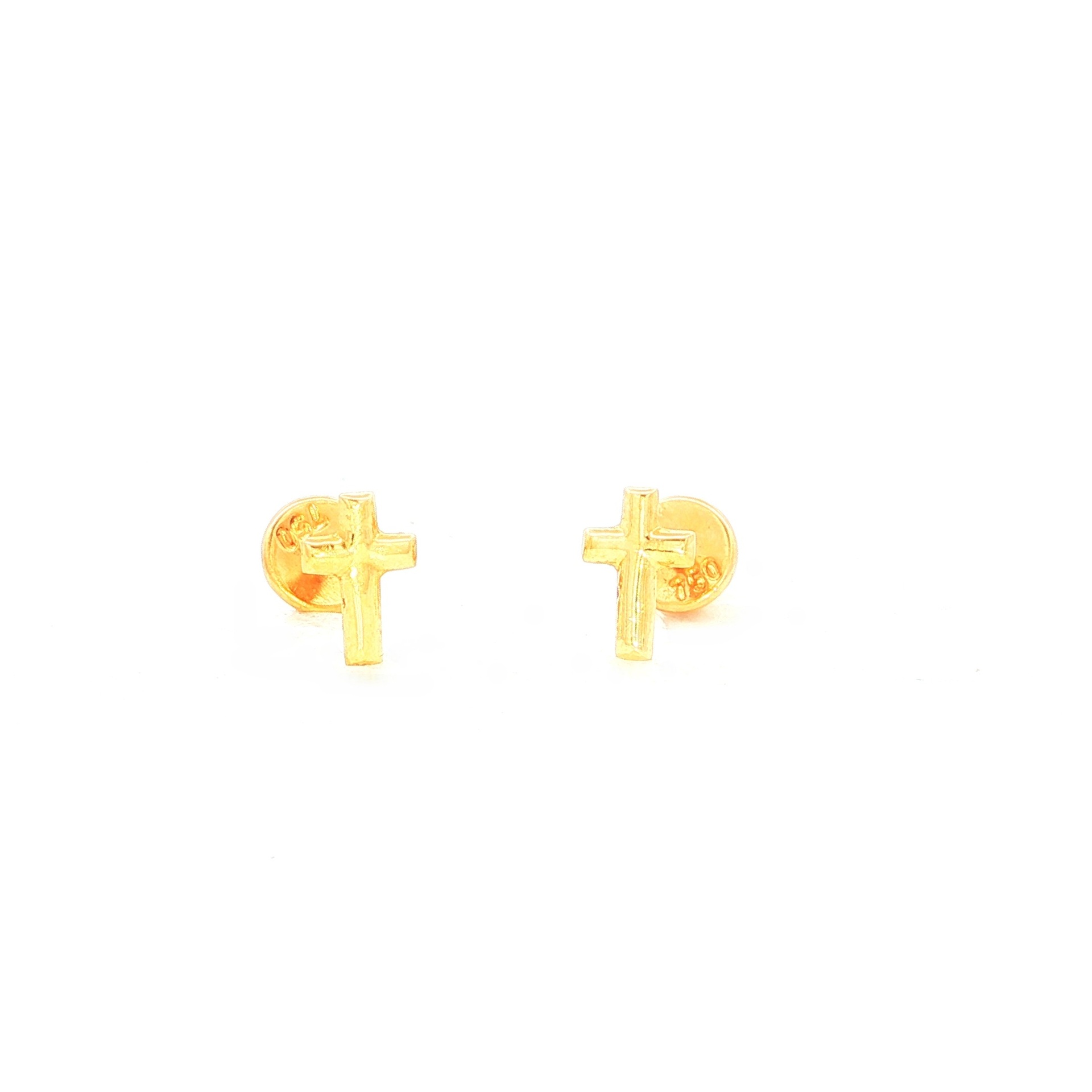 TOPOS CRUZ LISA ORO AMARILLO