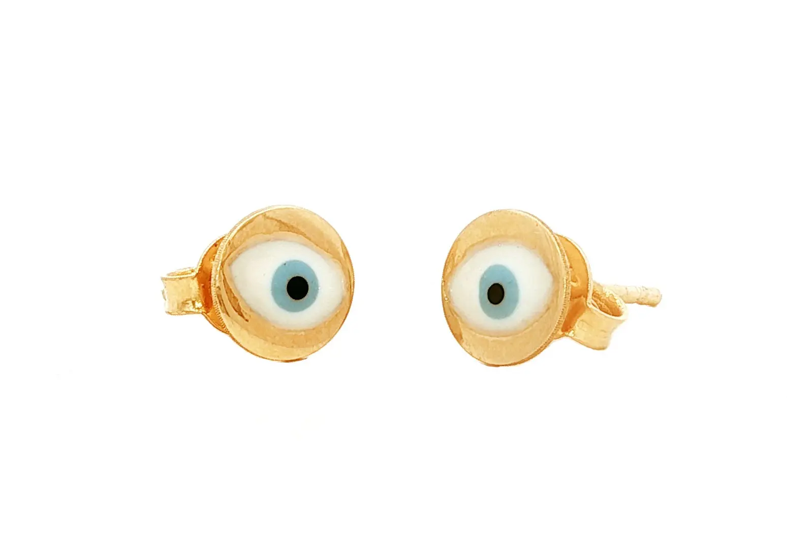 TOPOS OJO TURCO ORO AMARILLO