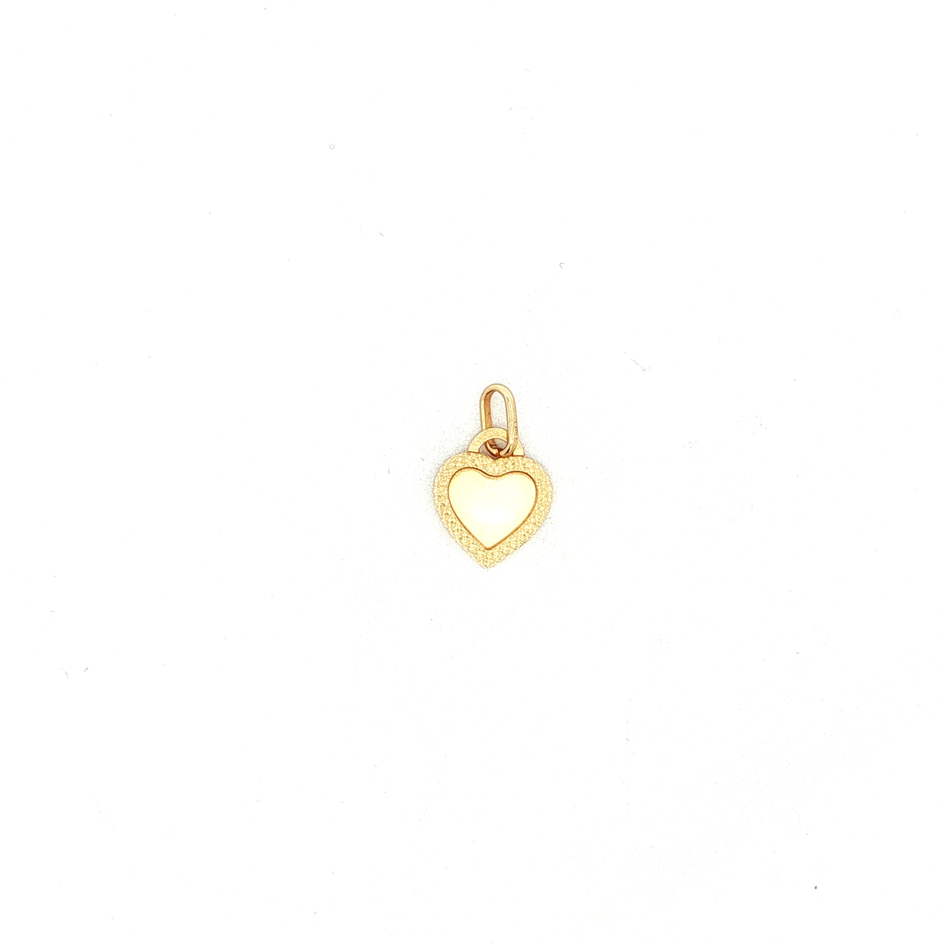 DIJE CORAZON ORO AMARILLO