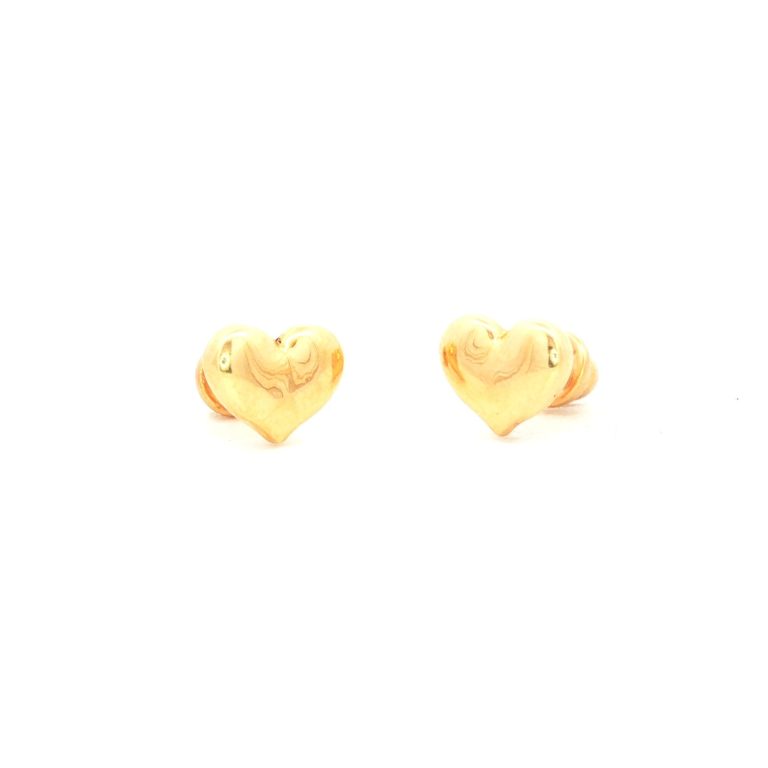 TOPOS CORAZON ORO AMARILLO
