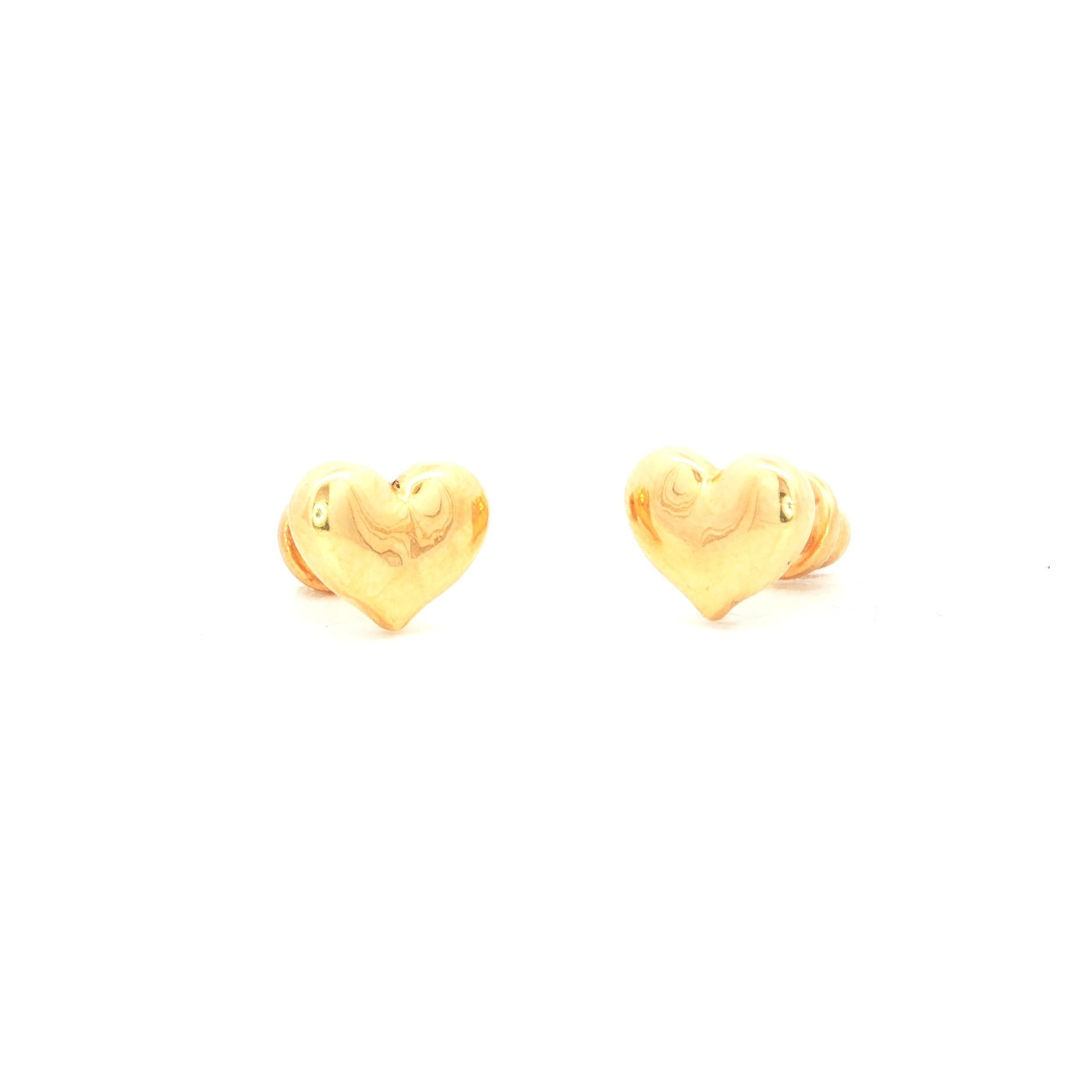 TOPOS CORAZON ORO AMARILLO