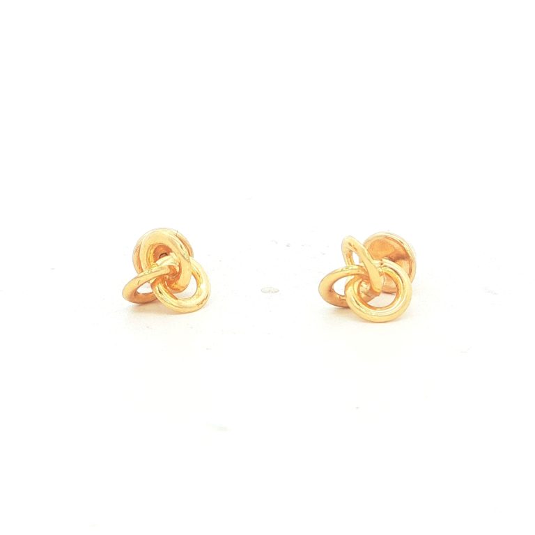 TOPOS AROS PEQUEÑOS ORO AMARILLO