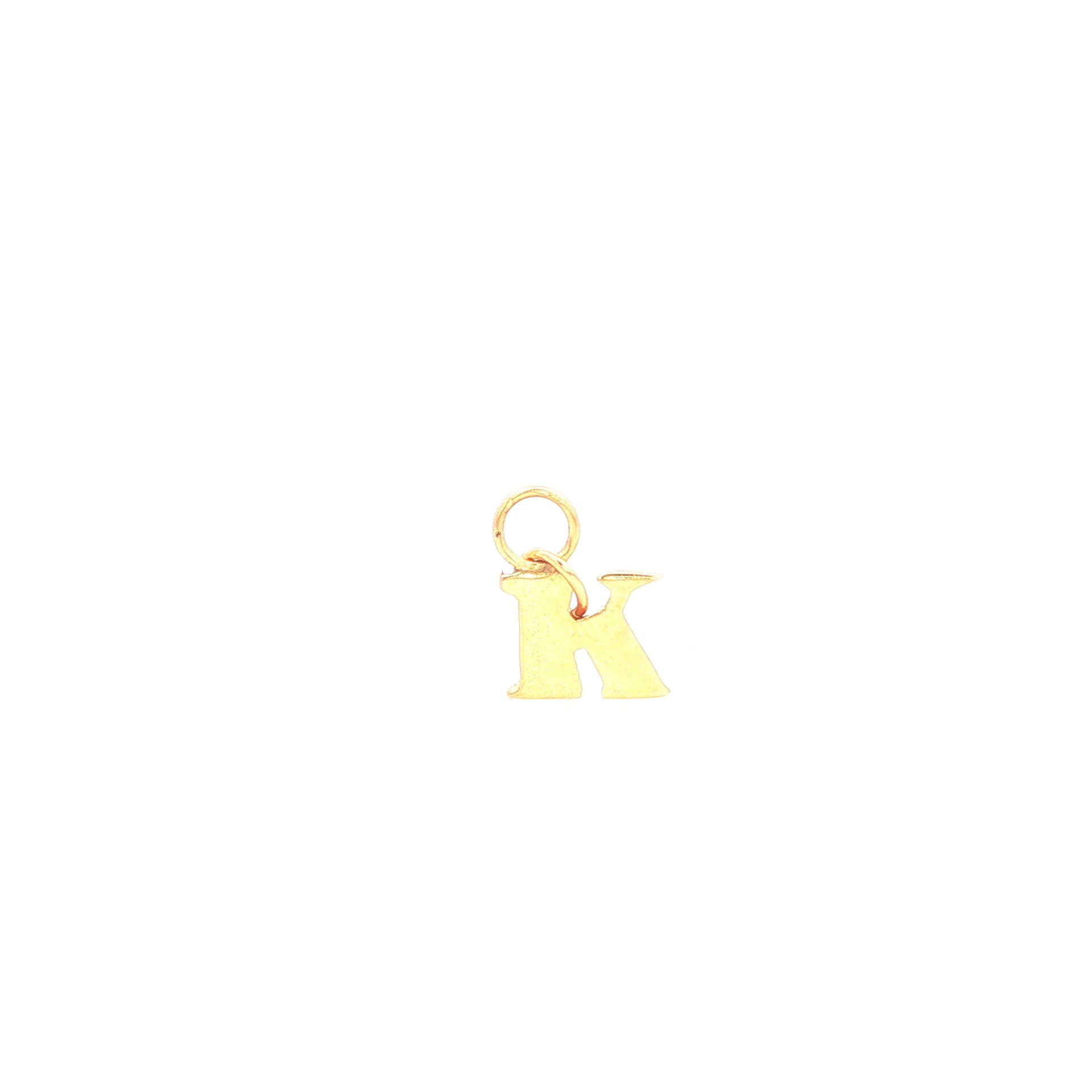DIJE LETRAS SURTIDAS ORO AMARILLO