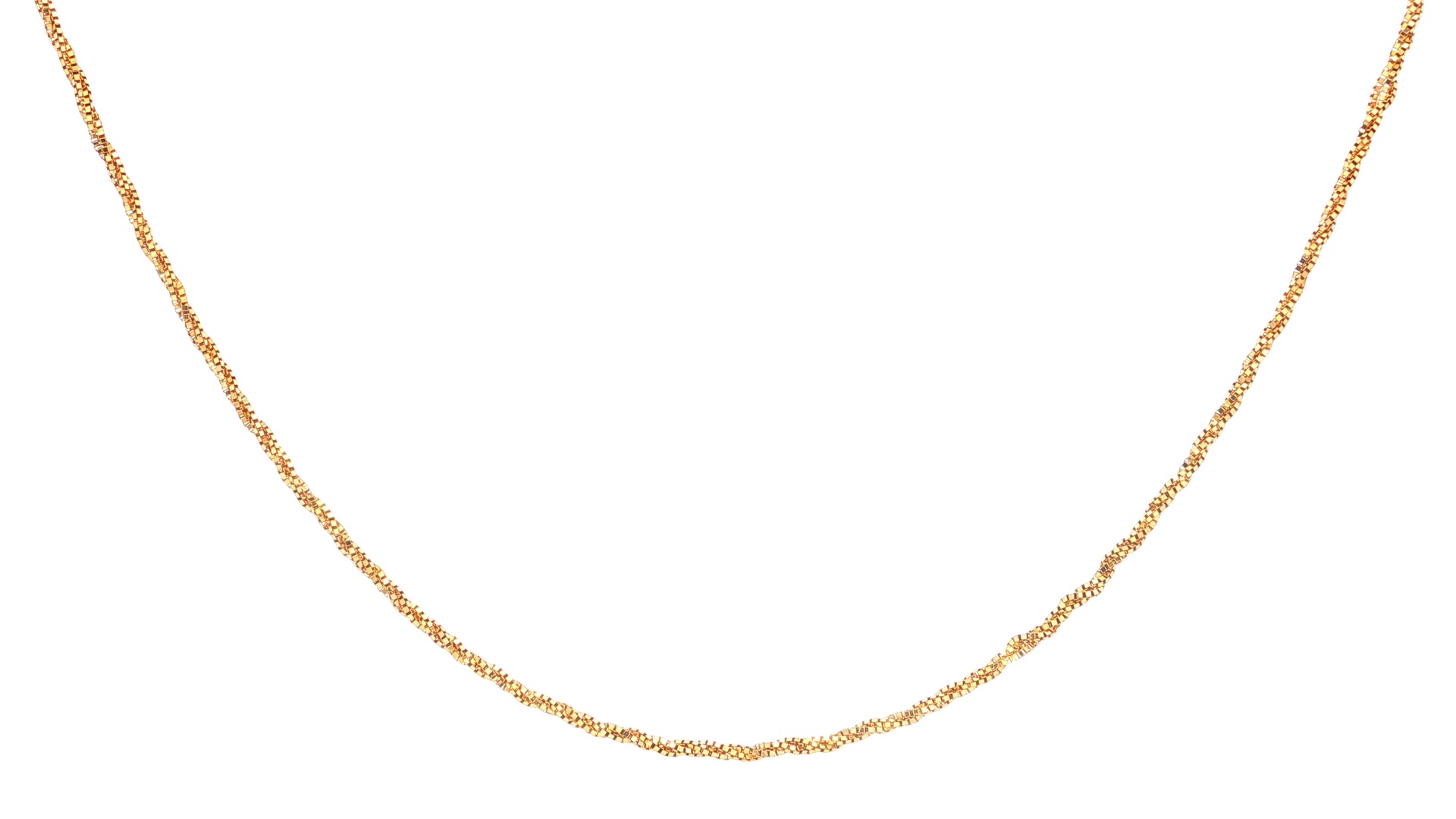 CADENA VENECIANA TRIPLE ORO AMARILLO