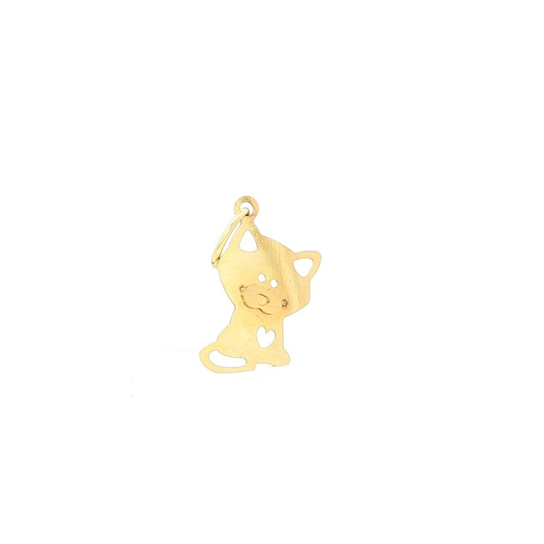 DIJE GATO ORO AMARILLO