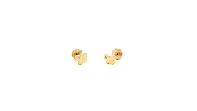 TOPOS  MINI MINI MARIPOSA C/P 1mm ORO AMARILLO