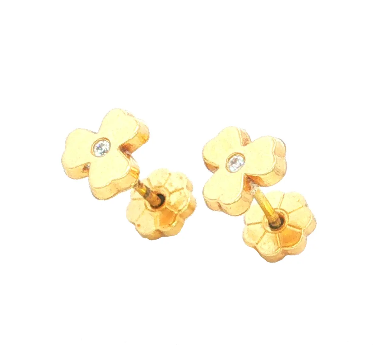 TOPOS TREBOL C/1 P. 1,25mm ORO AMARILLO