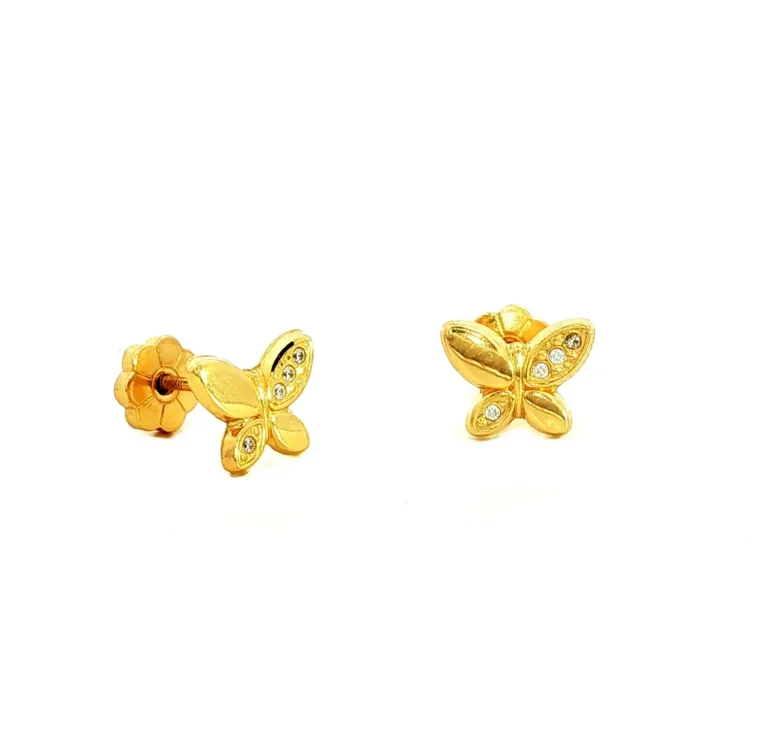 TOPOS MARIPOSA MOD-1 C/4 P. 0,80mm ORO AMARILLO