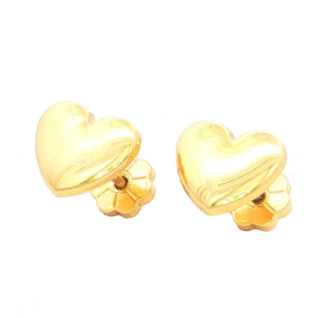 TOPOS CORAZON SIMPLE ORO AMARILLO