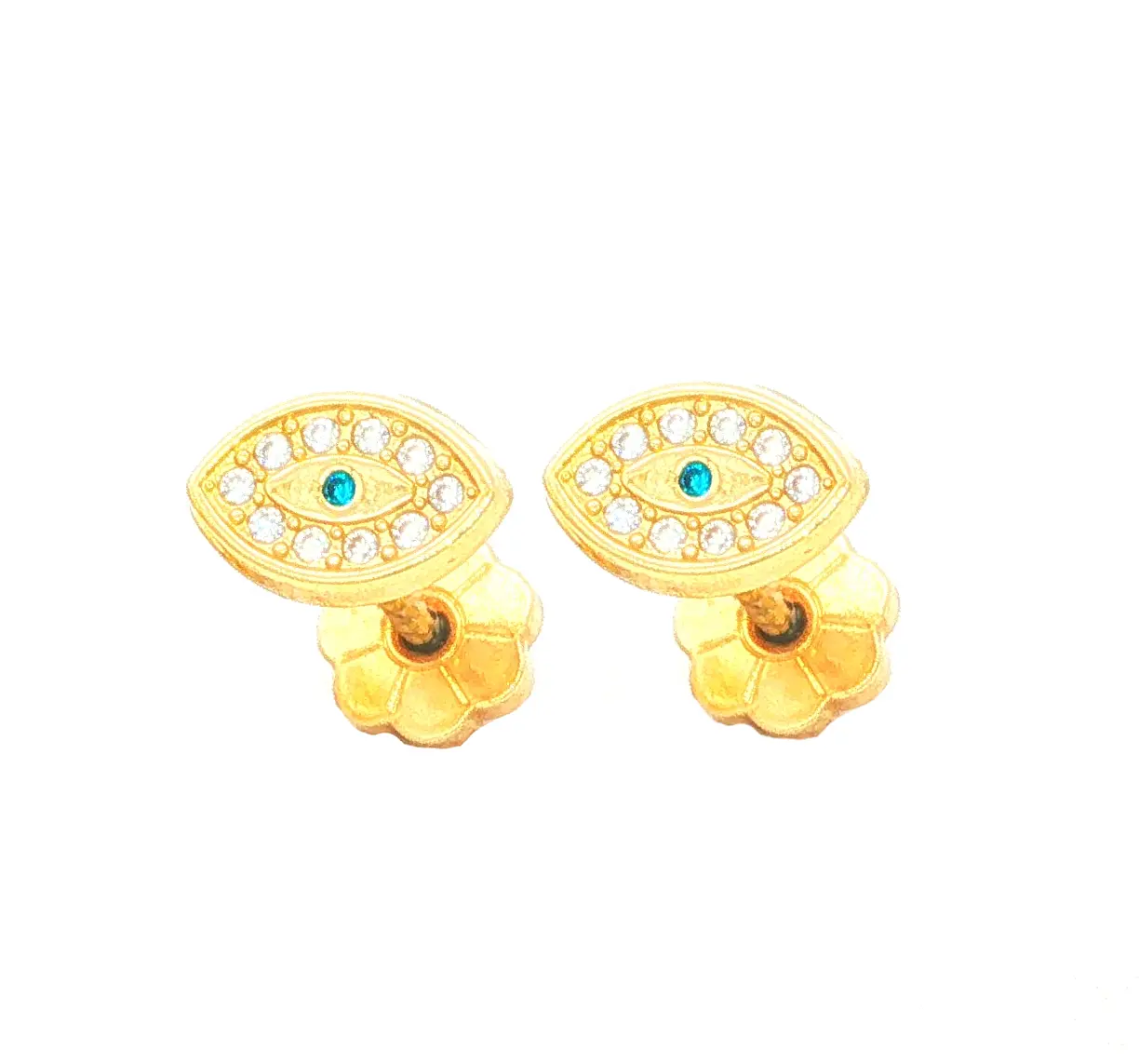 TOPOS OJO TURCO C/11 P. 0,80mm ORO AMARILLO