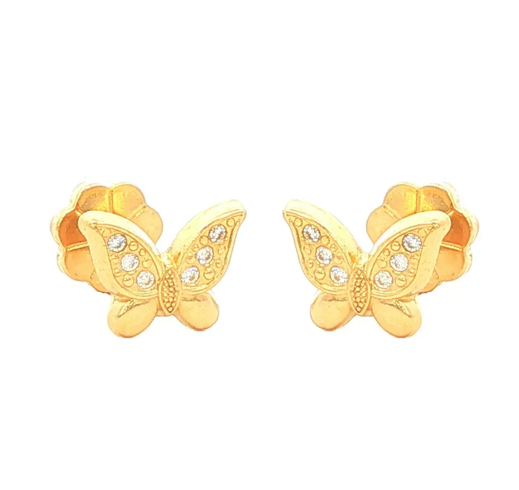 TOPOS MARIPOSA MOD-2 C/6 P. 0,80mm ORO AMARILLO