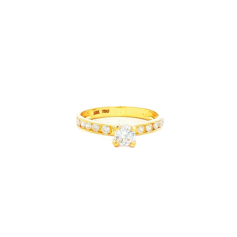 ANILLO SOLITARIO CASTING ORO AMARILLO