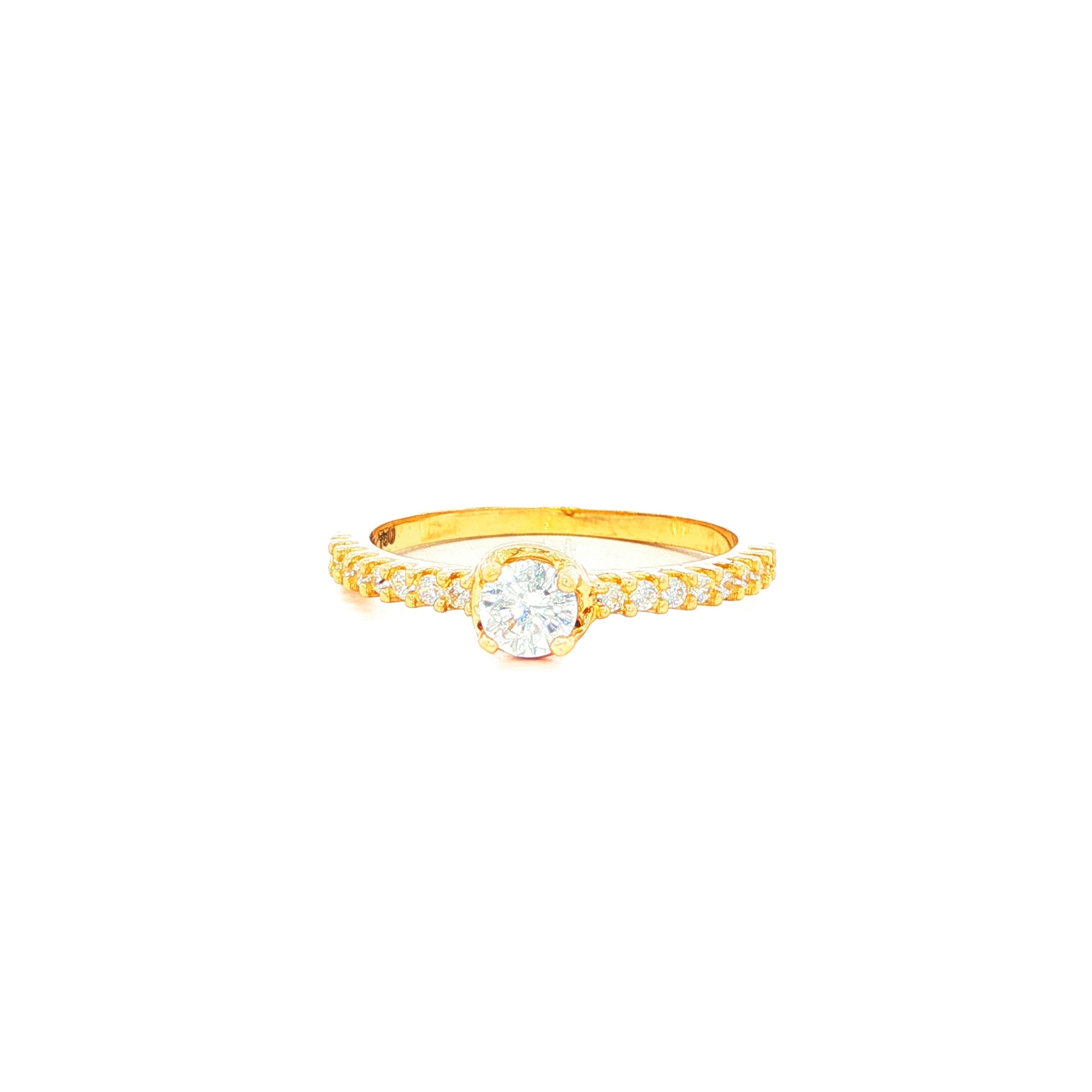 ANILLO SOLITARIO CASTING ORO AMARILLO