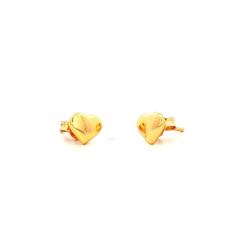 TOPOS CORAZON ORO AMARILLO