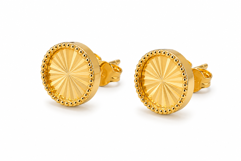 TOPOS RUEDA DIAMANTADO ORO AMARILLO