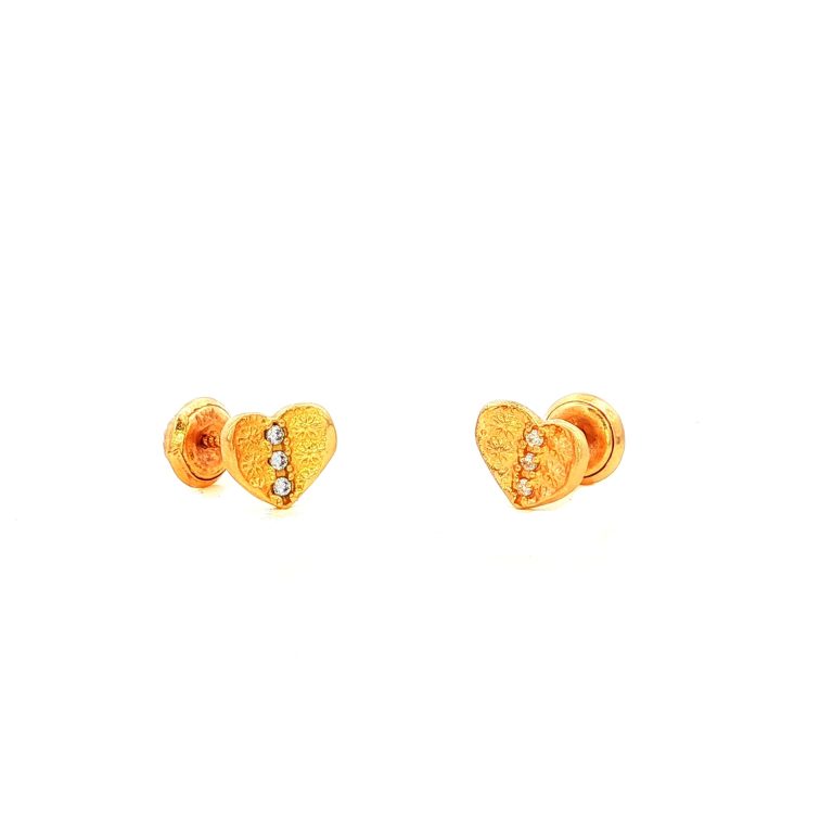 TOPOS CORAZON CASTING ORO AMARILLO
