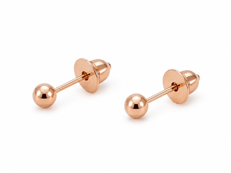 TOPOS BOLA NUMERO 4 ORO ROSA