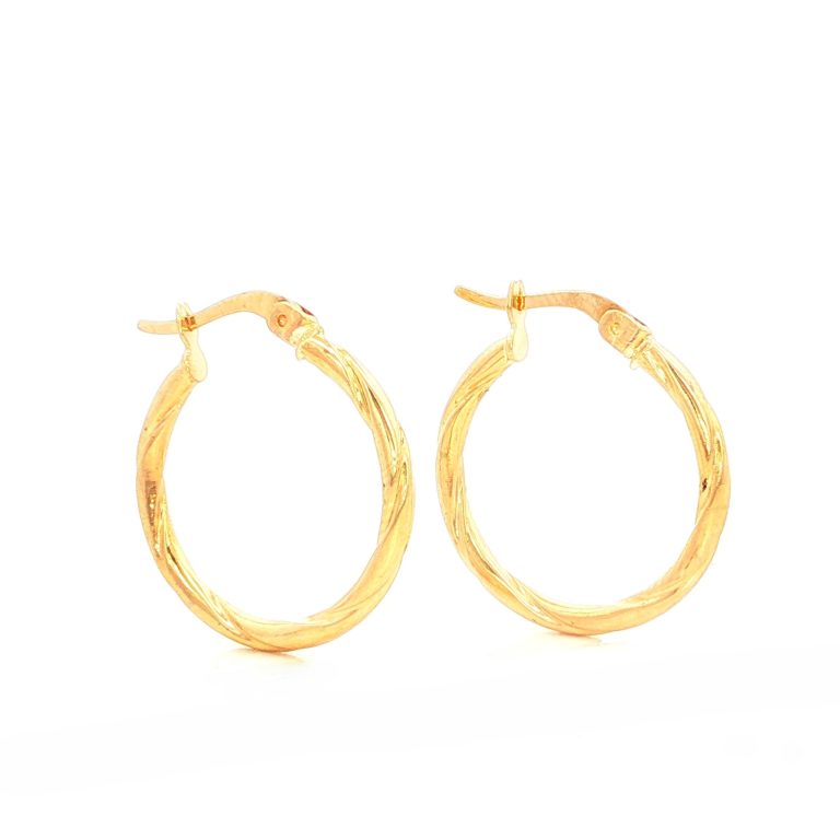 CANDONGAS MELCOCHAS TUBULARES ORO AMARILLO