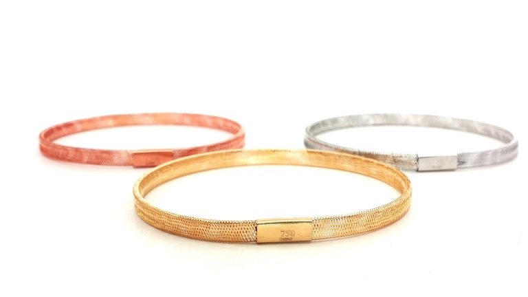 TRIO DE AROS RESORTADOS PLANO TRES OROS