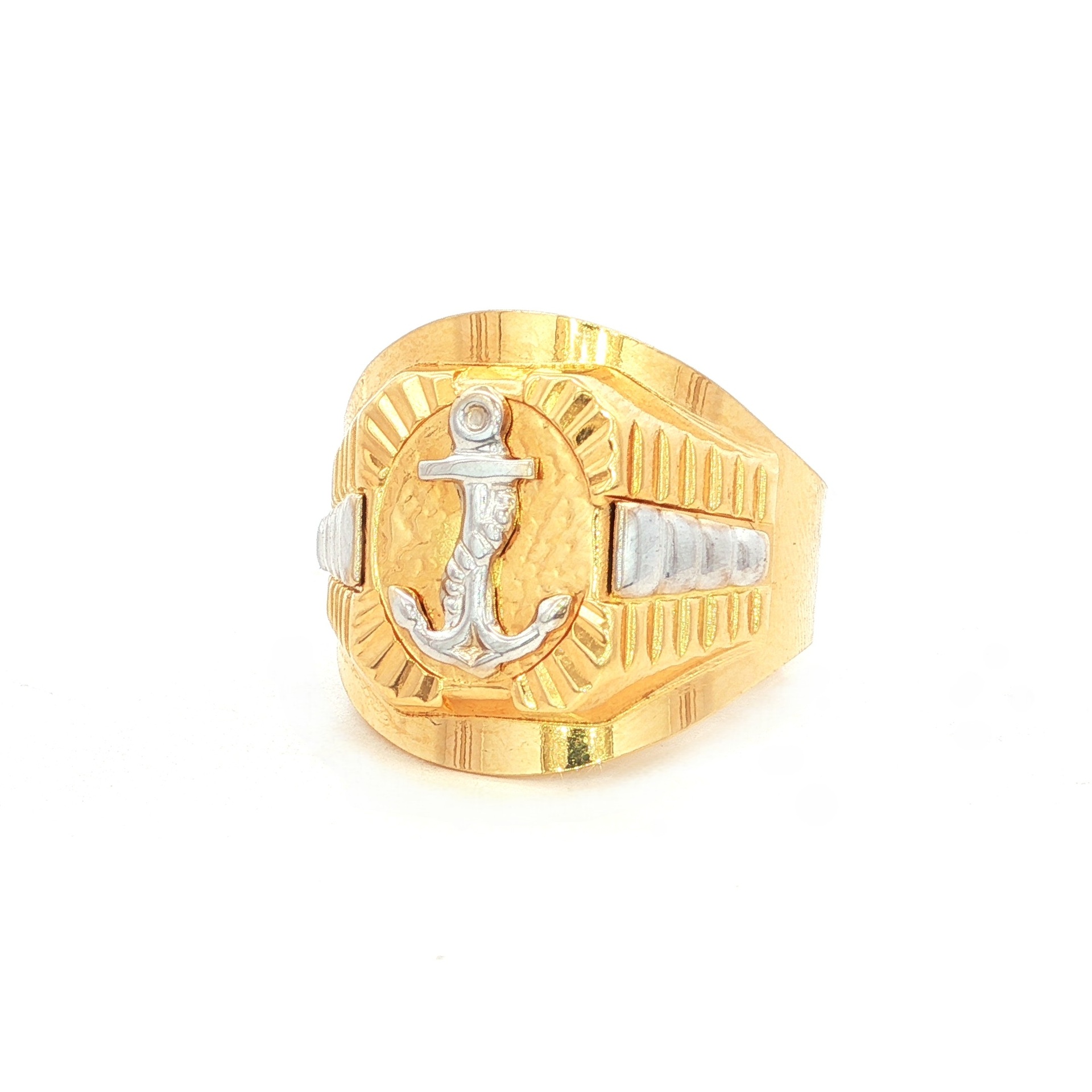 ANILLO CABALLERO ANCLA 2 OROS