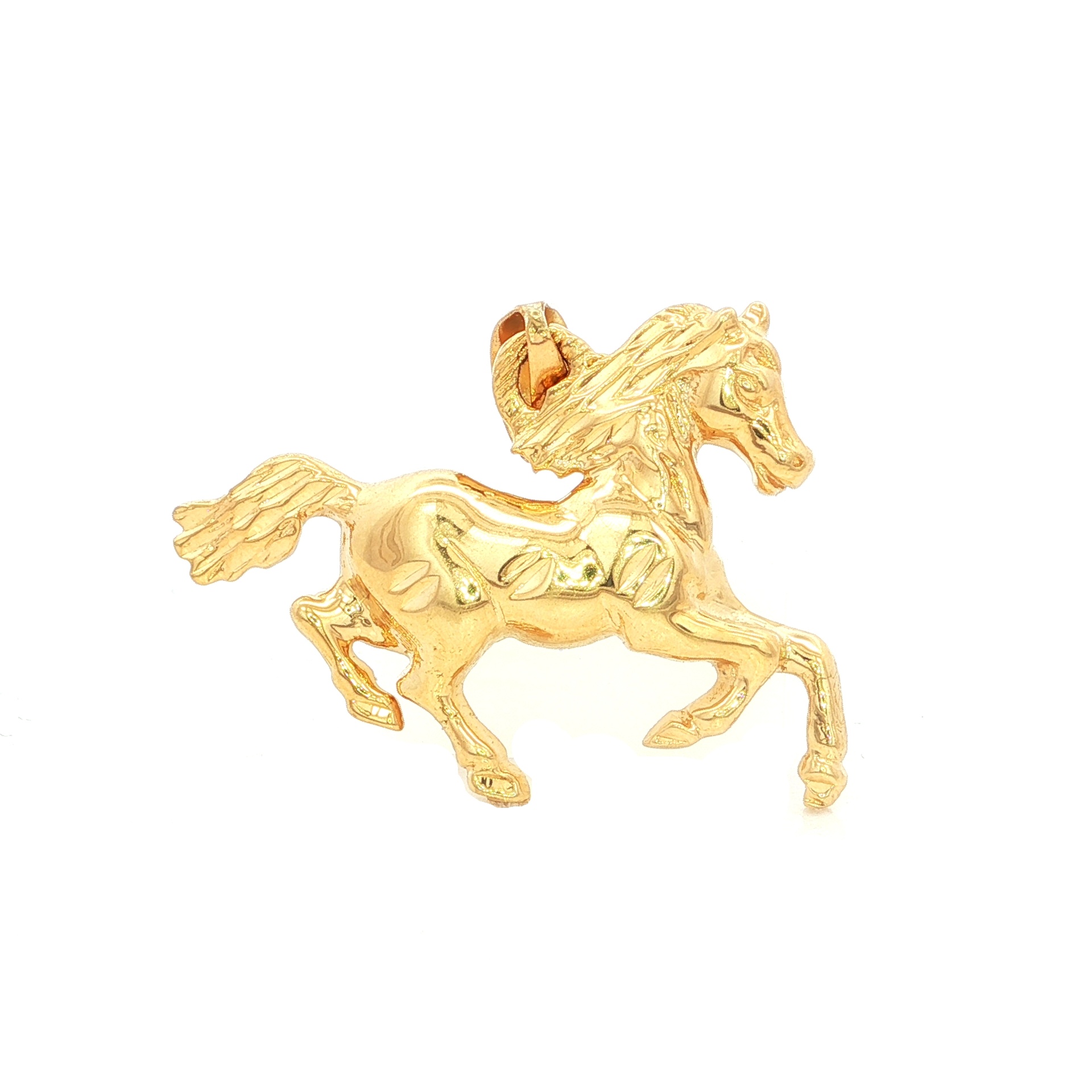DIJE CABALLO ORO AMARILLO