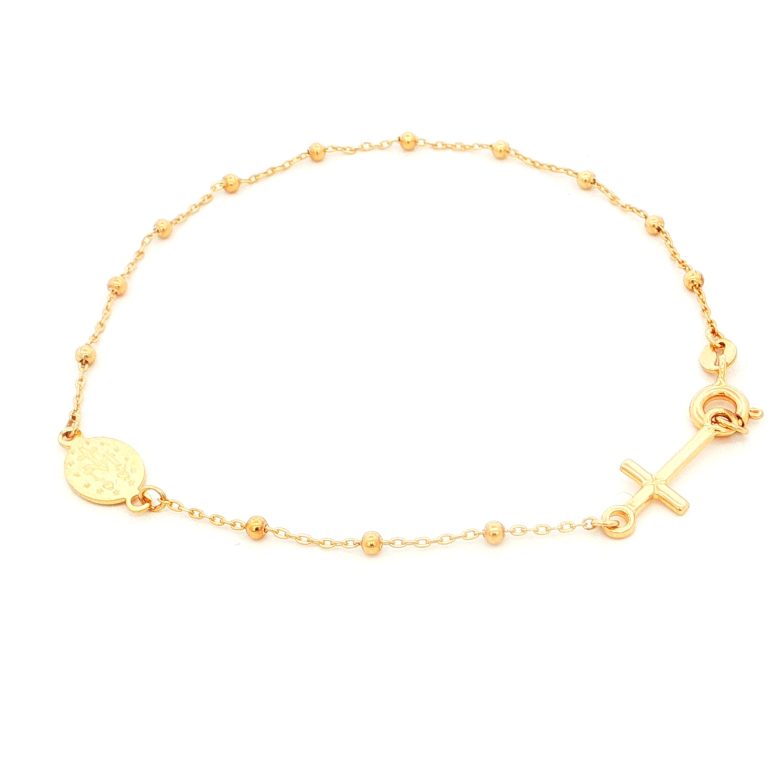 PULSERA DENARIO ORO AMARILLO