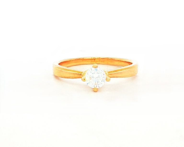 ANILLOS SOLITARIOS ORO AMARILLO