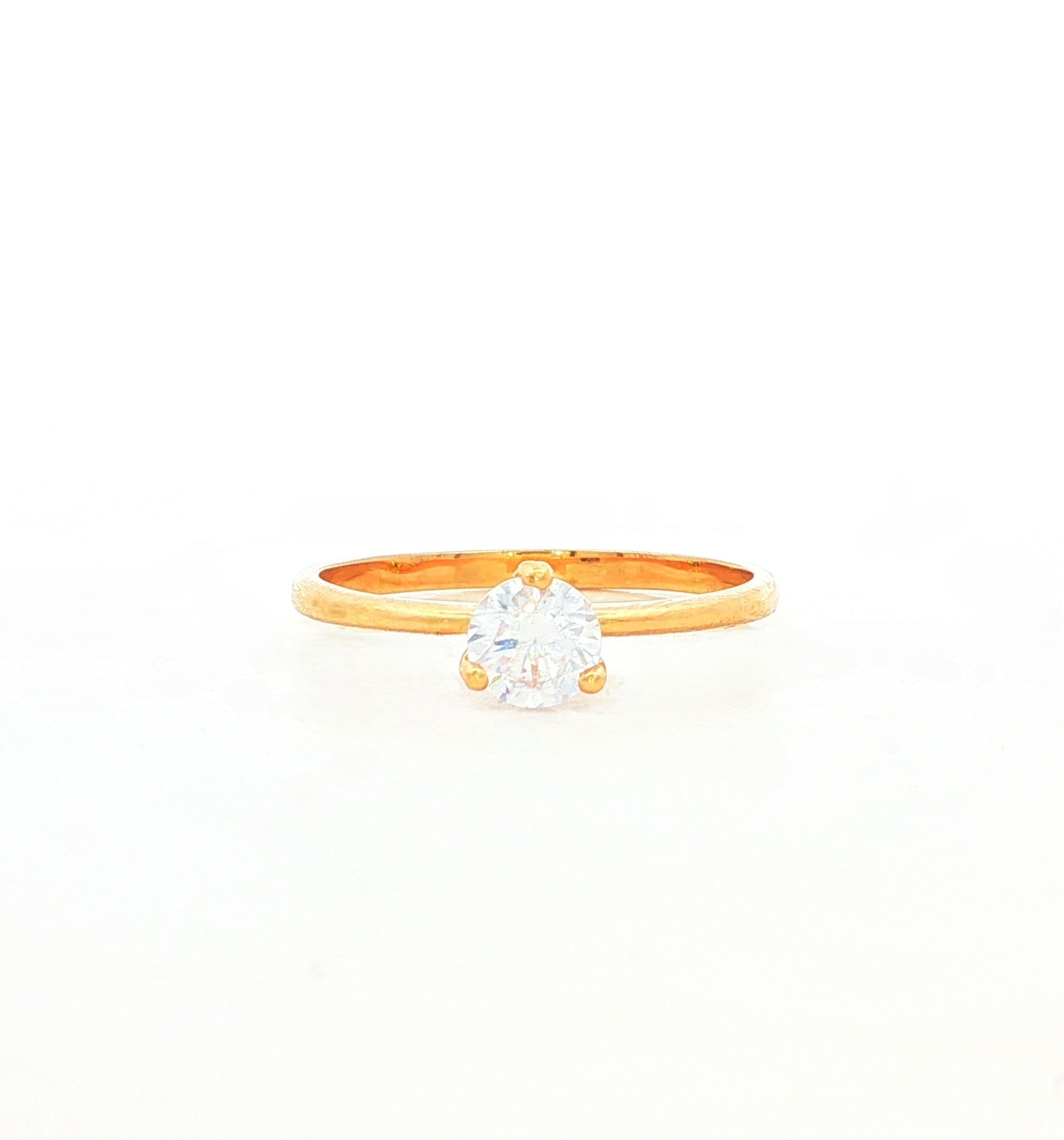 ANILLOS SOLITARIOS ORO AMARILLO
