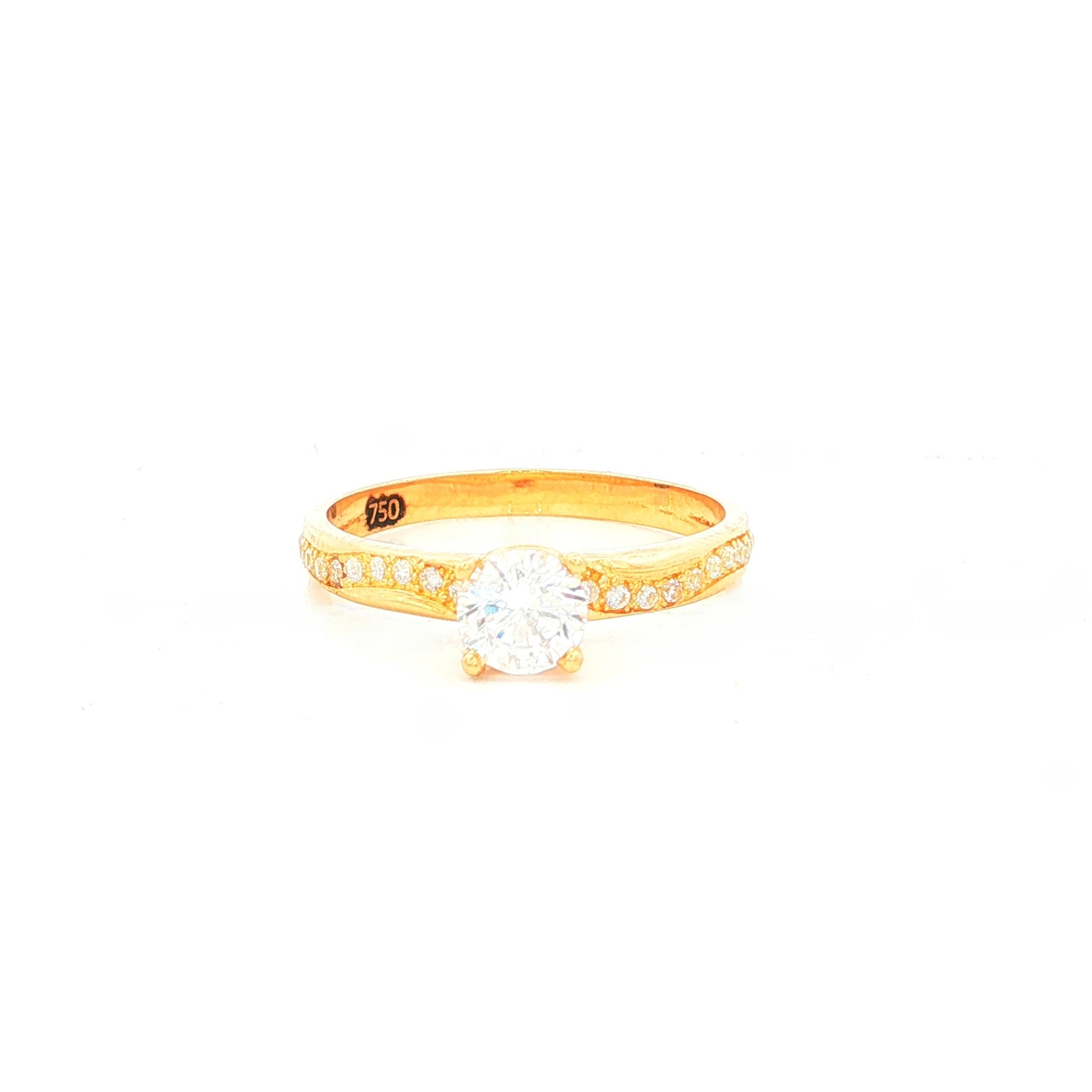 ANILLOS SOLITARIOS CASTING ORO AMARILLO