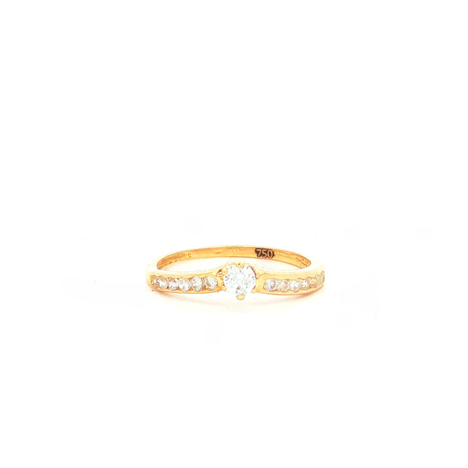 ANILLOS SOLITARIOS CASTING ORO AMARILLO