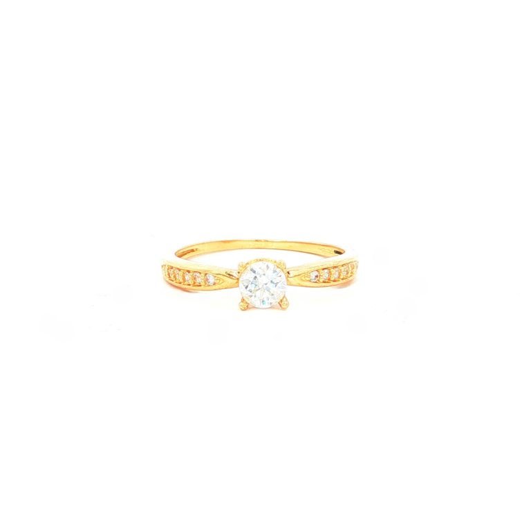 ANILLOS SOLITARIOS CASTING ORO AMARILLO