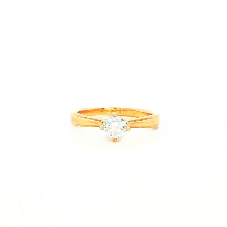 ANILLOS SOLITARIOS ORO AMARILLO