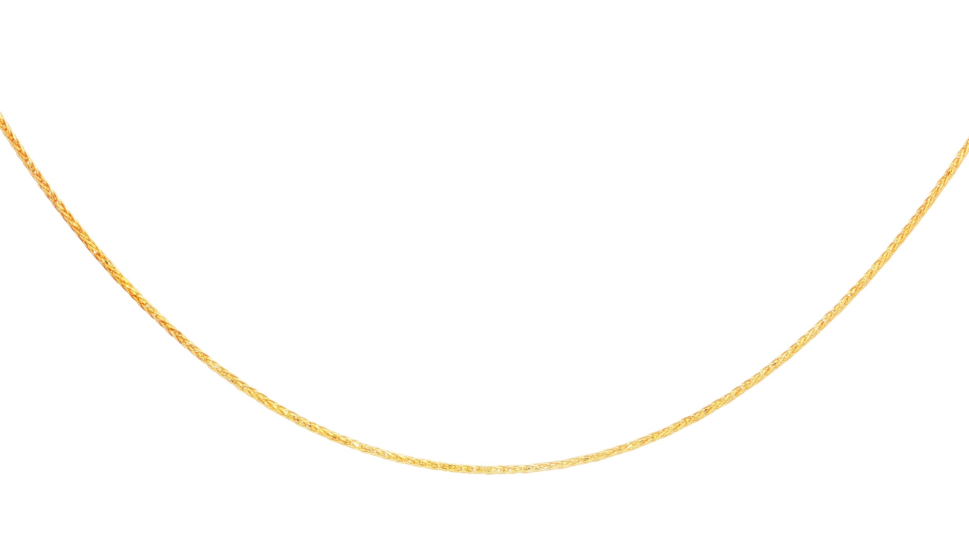CADENA SPIGA DIAMANTADA ORO AMARILLO