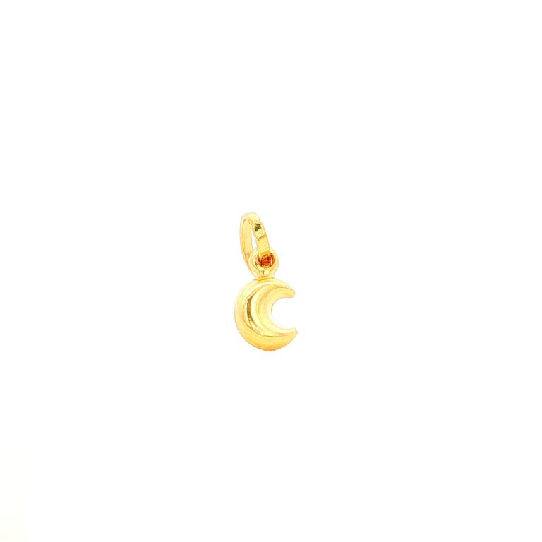 DIJE MEDIA LUNA ORO AMARILLO