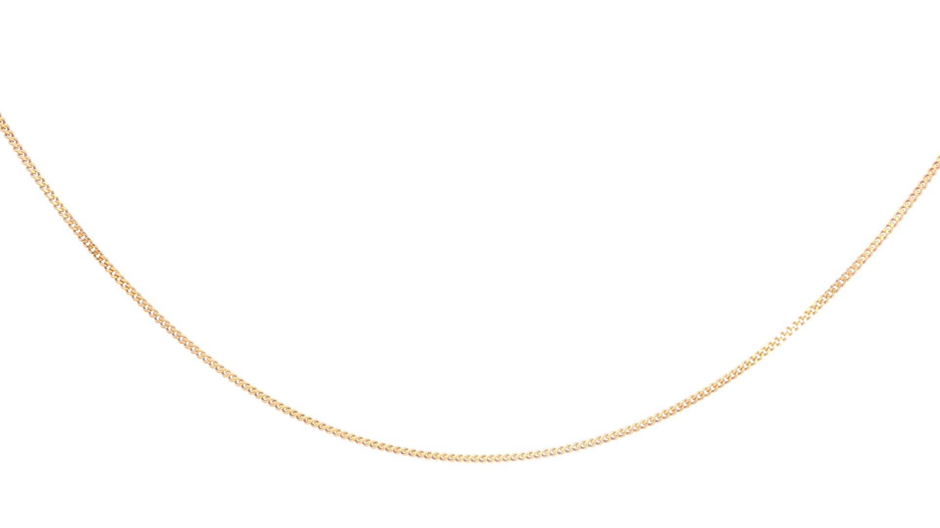 CADENA MINICUBANA ORO AMARILLO