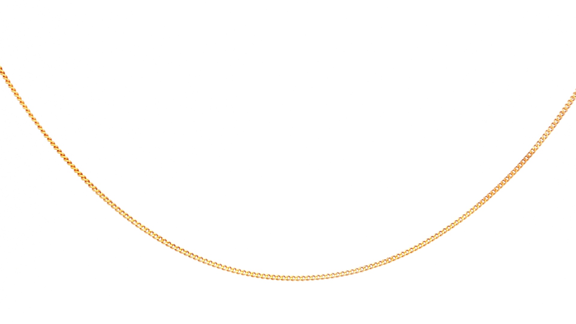 CADENA MINICUBANA ORO AMARILLO