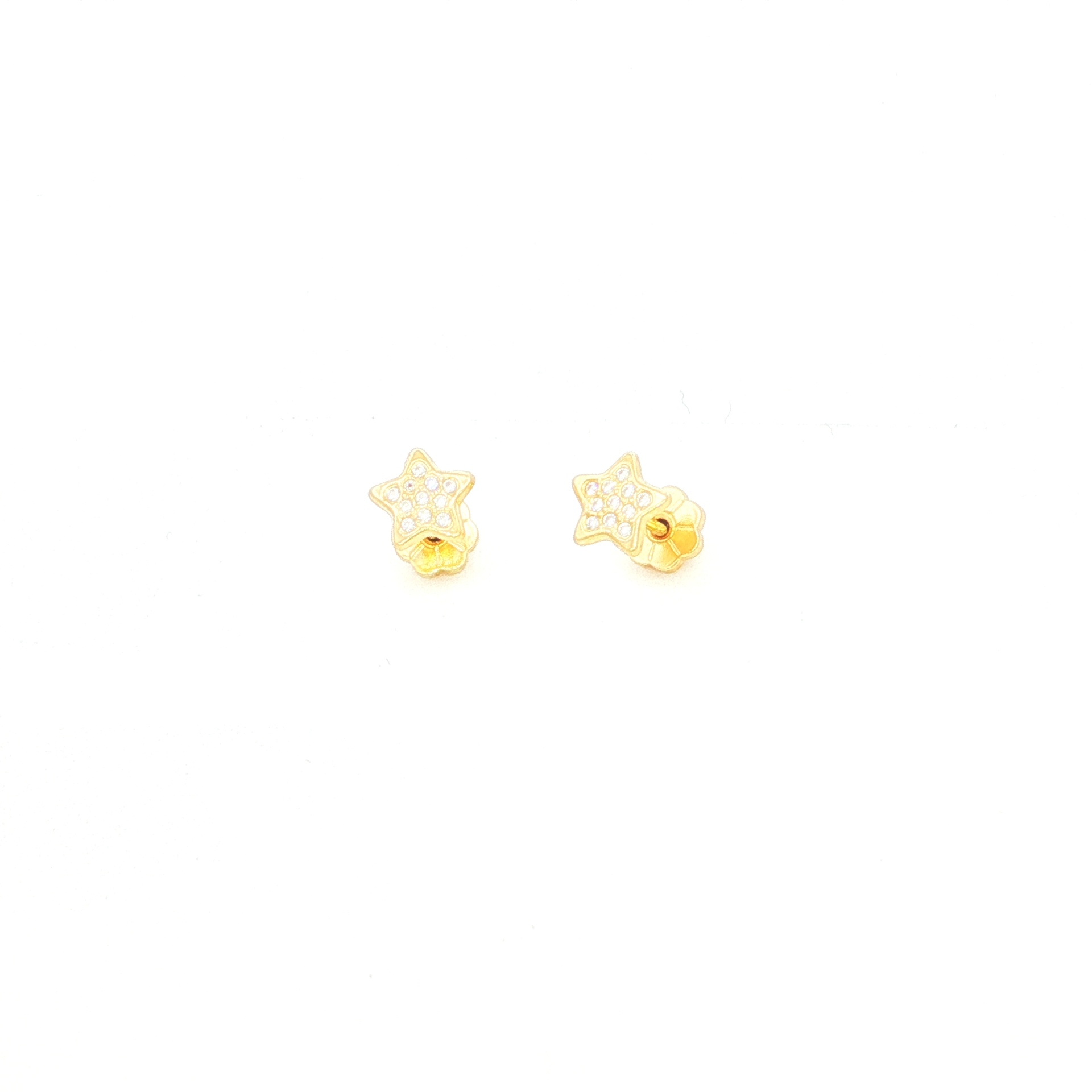 TOPOS MINI ESTRELLA C/11 PDRAS 0,80MM “MICRO ENGASTE” ORO AMARILLO