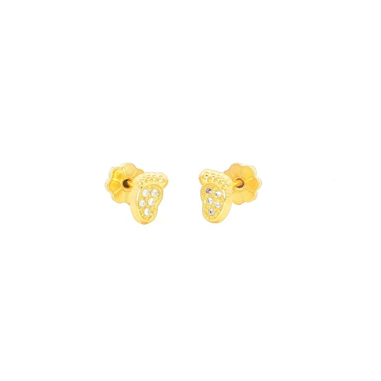 TOPOS PIE BEBE C/5 P. 0,80 “MICRO ENGASTE” ORO AMARILLO
