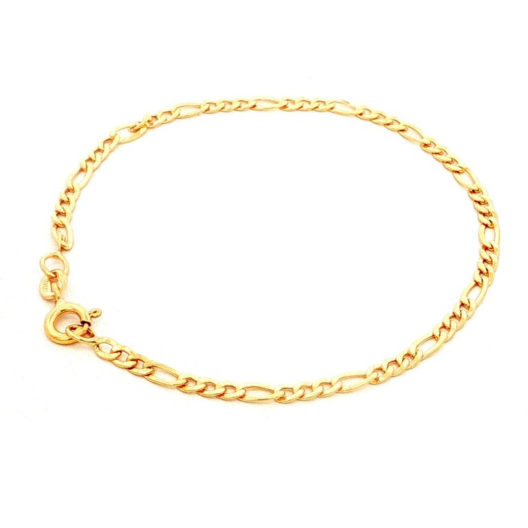 PULSERA FIGARO ORO AMARILLO
