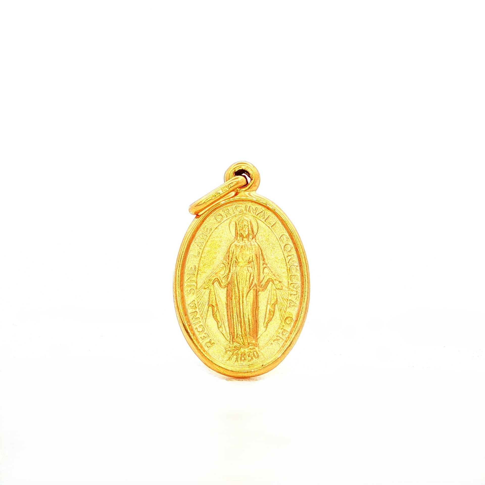 MEDALLA VERGEN MILAGROSA ORO AMARILLO