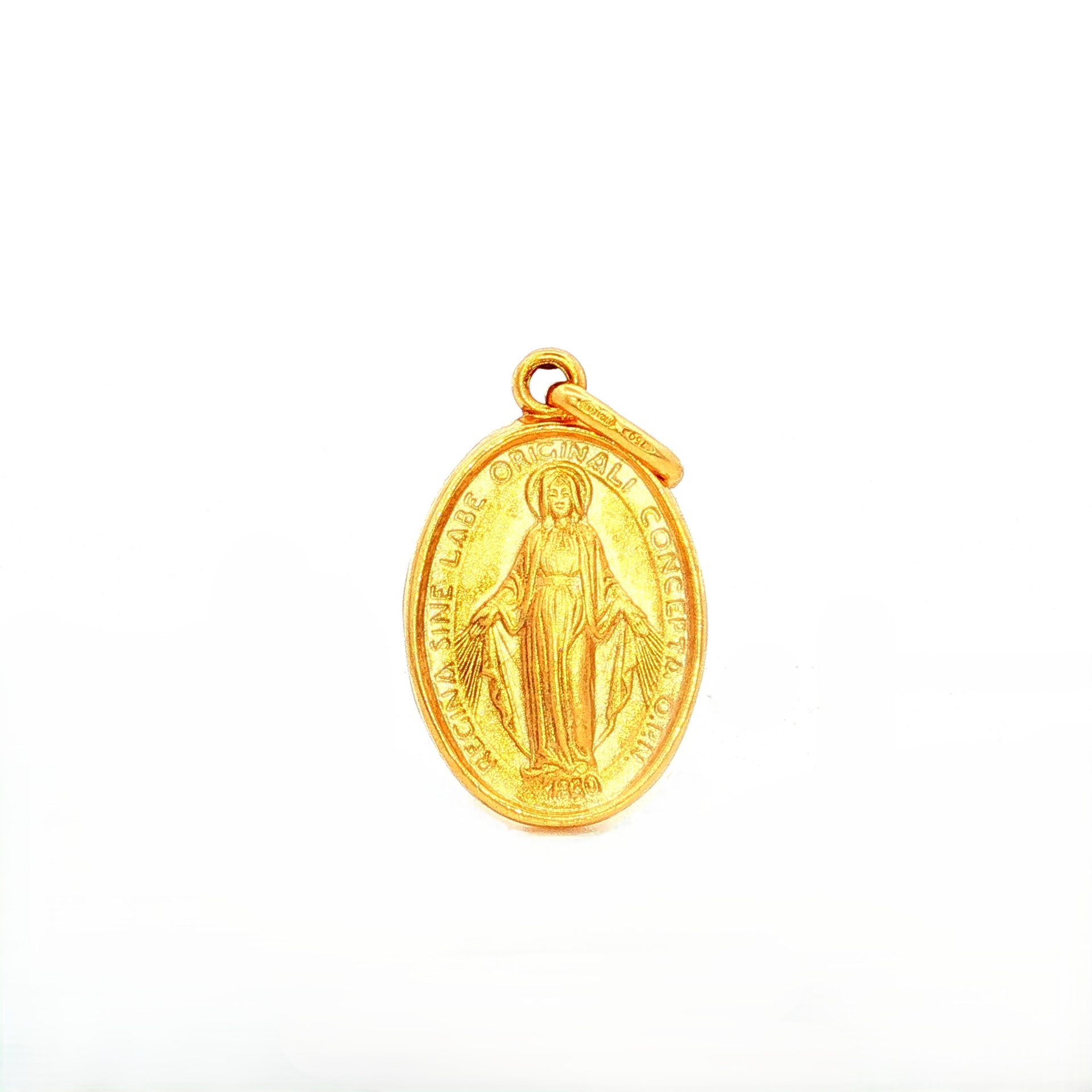 MEDALLA VERGEN MILAGROSA ORO AMARILLO