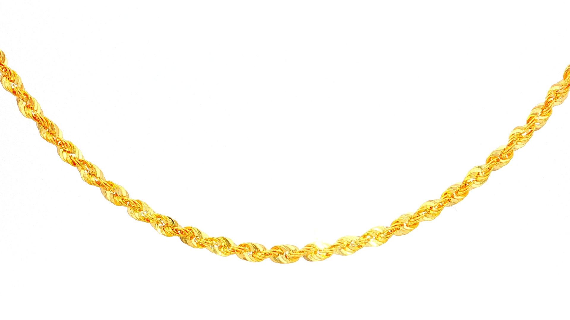 CADENA FRANCISCANA ORO AMARILLO GLITTER