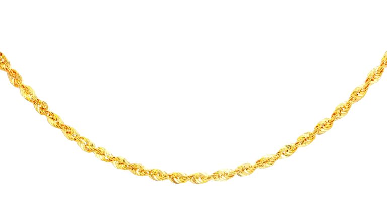 CADENA FRANCISCANA ORO AMARILLO GLITTER