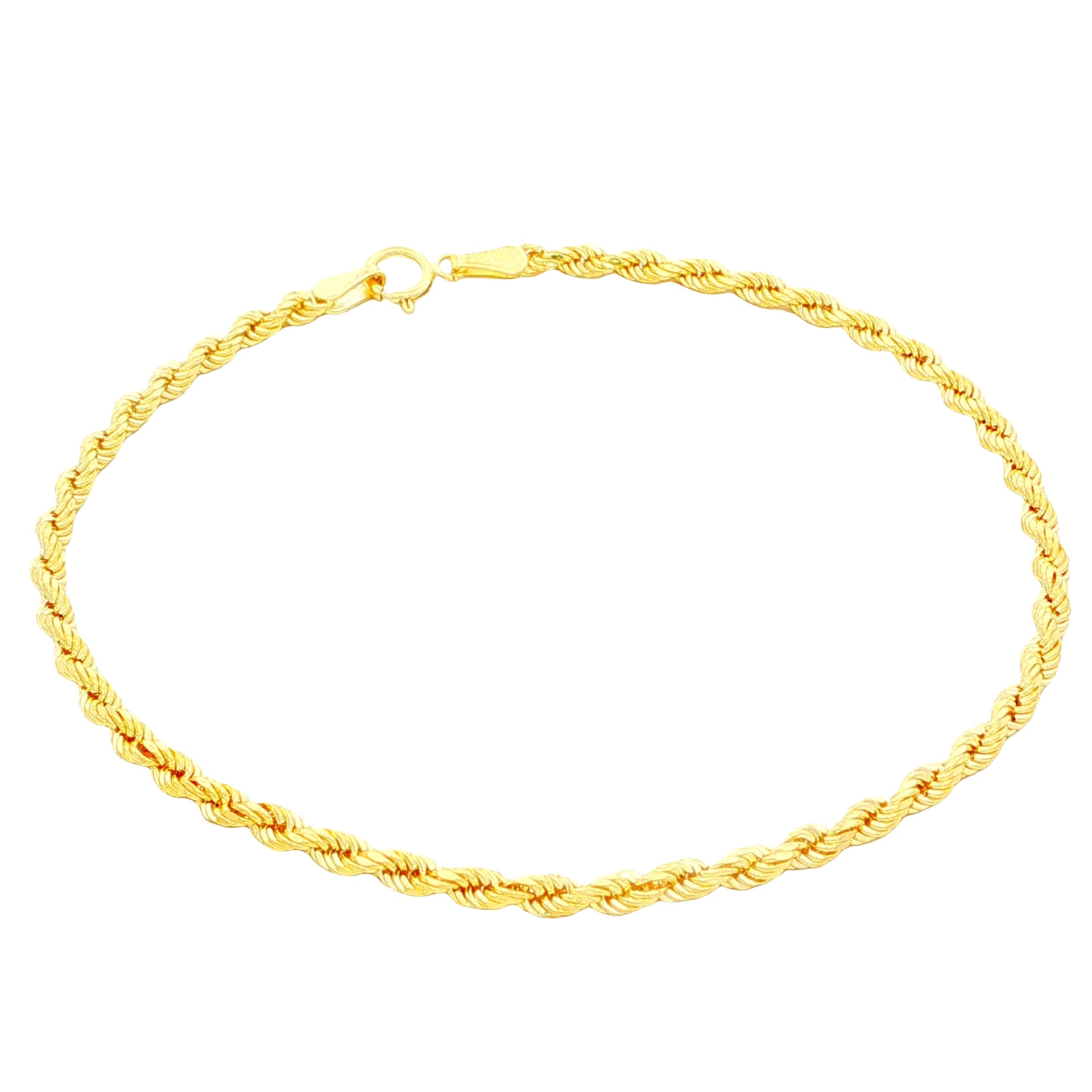 PULSERA FRANCISCANA ORO AMARILLO DIAMANTADA