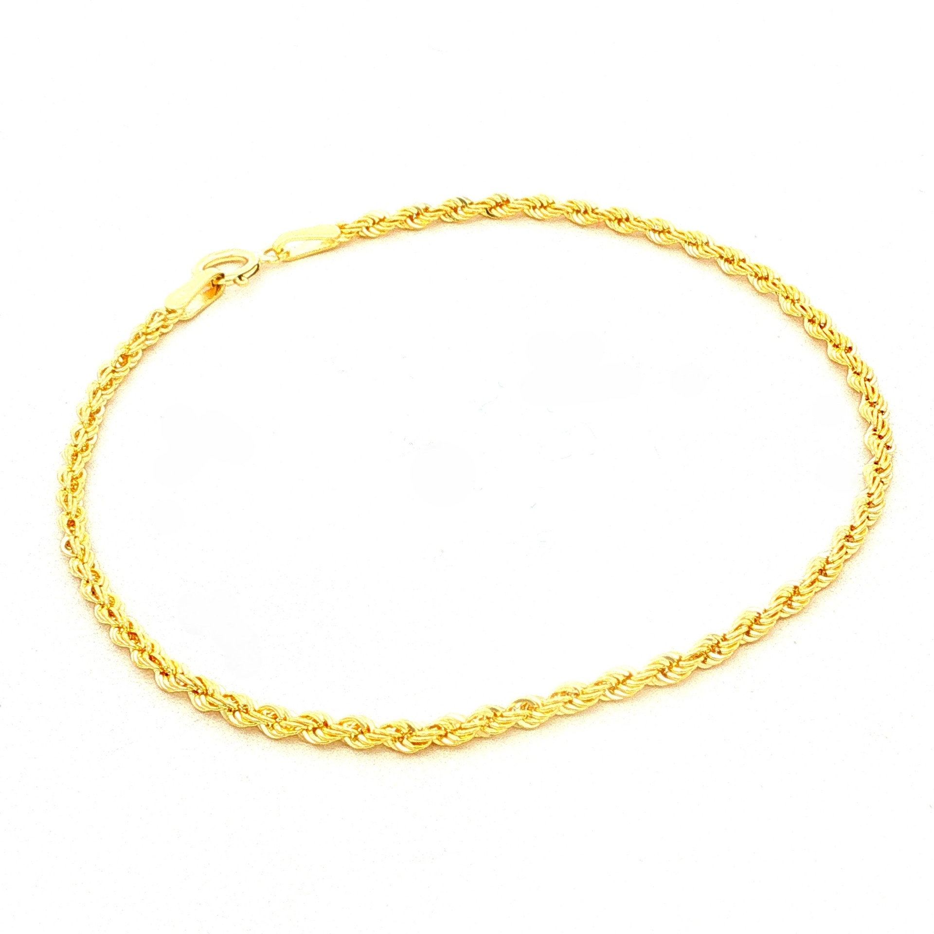 PULSERA FRANCISCANA ORO AMARILLO LASER